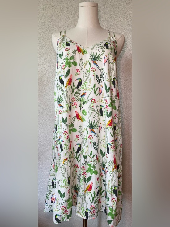 LOFT Dresses & Skirts - Loft bird print dress women’s size small s